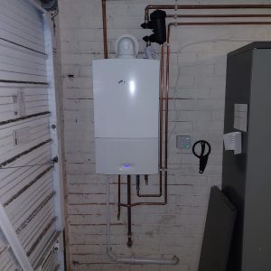 image of boiler fitted in Garage