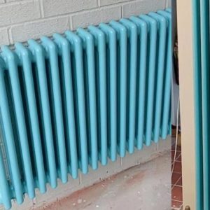 Image of brightly coloured radiators